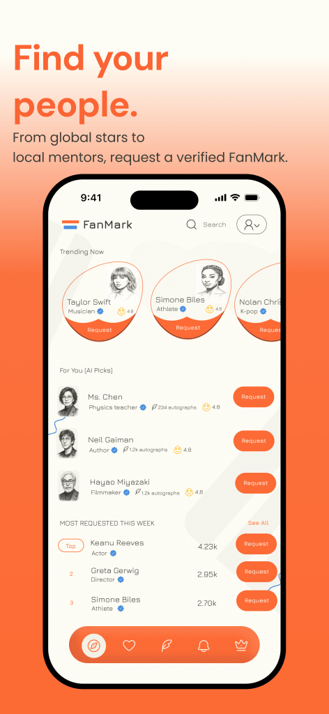 FanMark - AppShot Screen 1