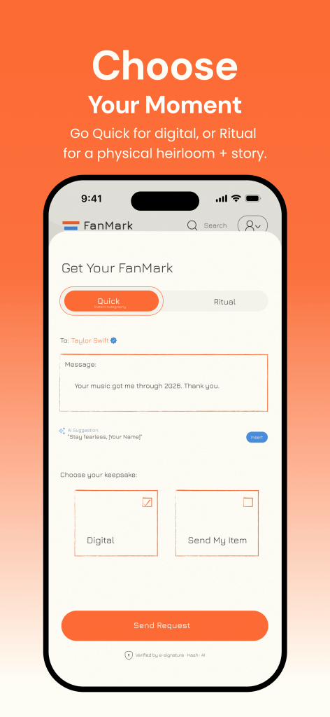 FanMark - AppShot Screen 2